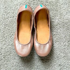 Tieks Metallic Rosé Ballet Flat